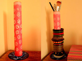 Bangles &Amp; Make-Up Brush Holder