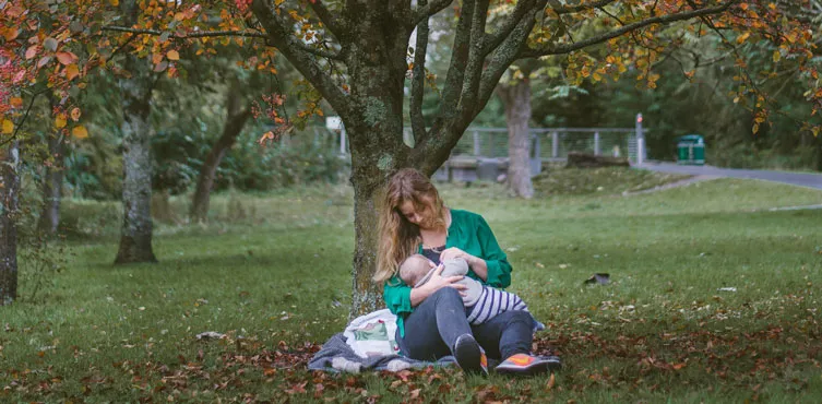 Mother Breastfeeding Baby