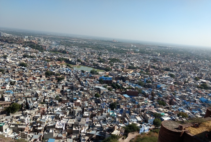 Bird Eye View Of The Blue City 1