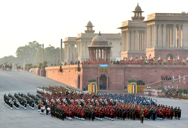 Beating Retreat Ceremony At Vijay Chowk